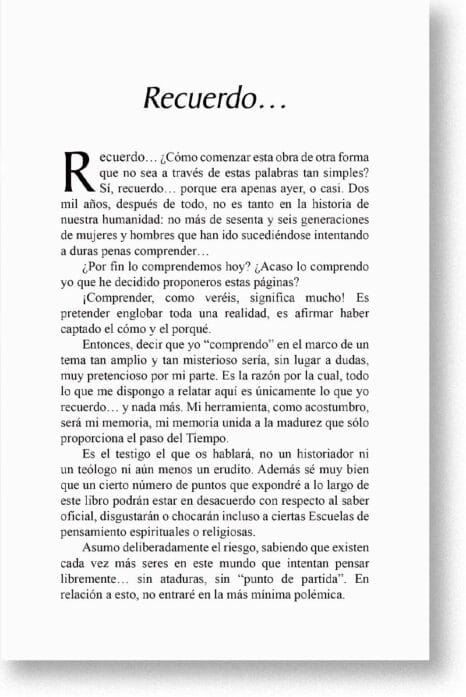 Las Primeras Enseñanzas del Cristo