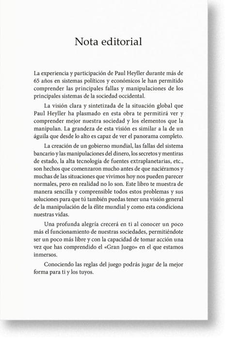 La manipulación de la élite mundial. Opciones para liberarse.