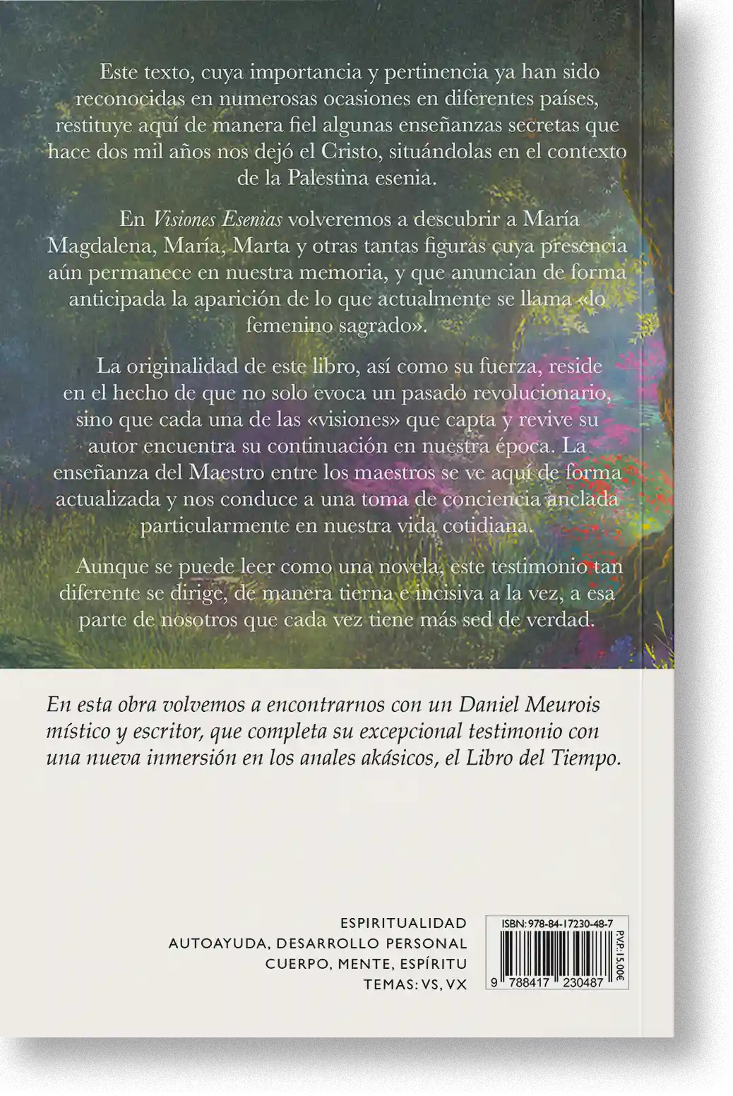 contraportada de Visiones Esenias de Daniel Meurois