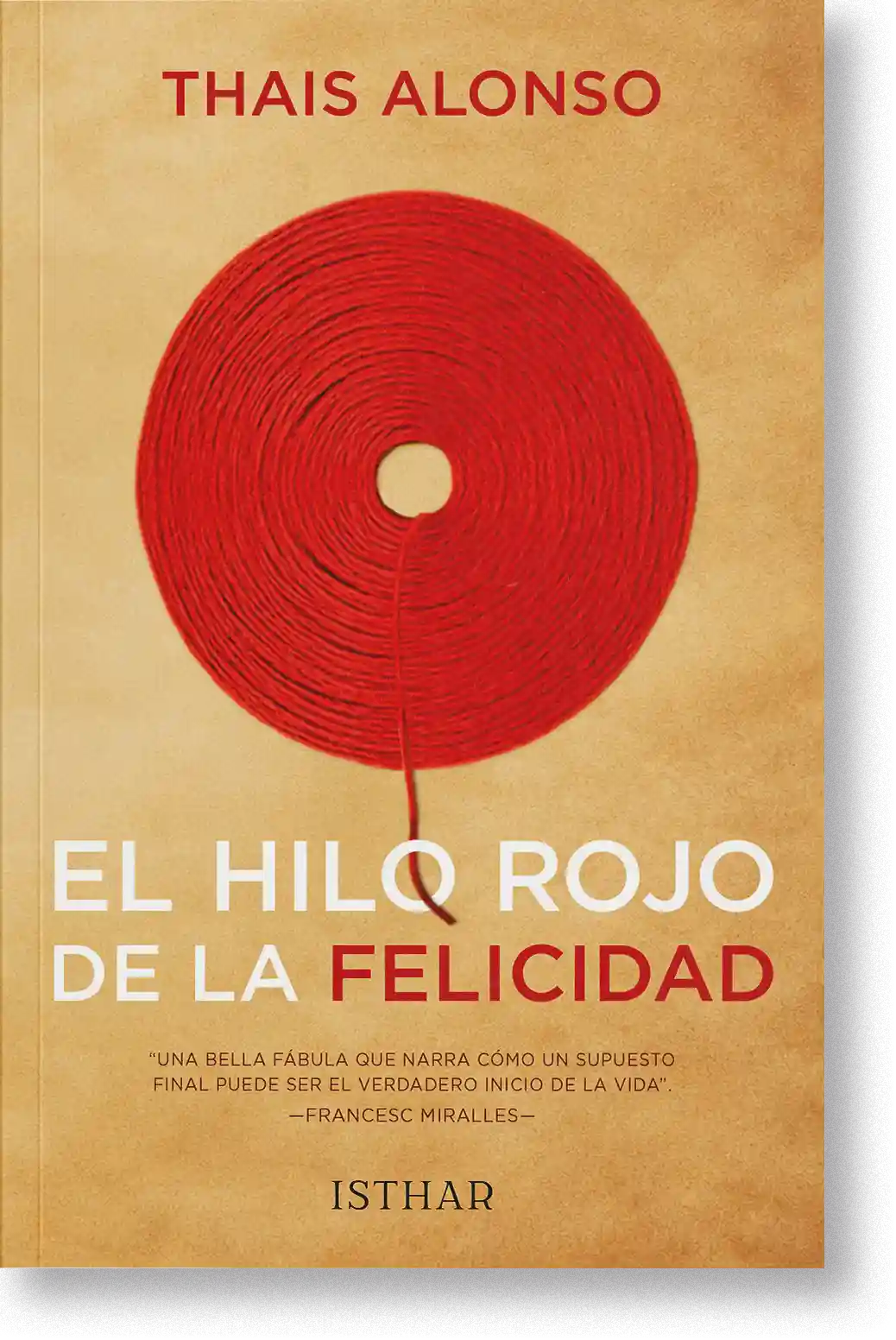 Portada de El hilo rojo de la felicidad